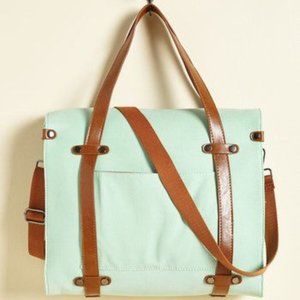 Modcloth Camp Director Tote in Mint New w/ Tags Limited Edition